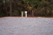View of hookups for campsite.