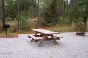 View of hookups for campsite.