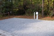 View of hookups for campsite.