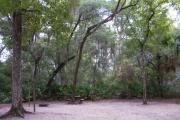 This view shows the size of the site for reference in matters of backing and pulling out a trailer.