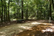 Campsite with water, electric and picnic table.