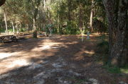 Front campsite view looking into the back.