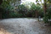 View looking in from front of site and utilities