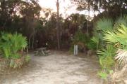 View looking in from front of site and utilities