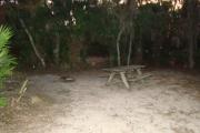 View of picnic table and grill