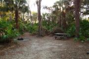 View of picnic table and grill