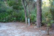 View looking in from front of site and utilities