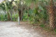 View looking in from front of site and utilities