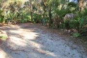 View looking in from front of site and utilities