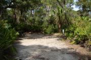 View looking in from front of site and utilities