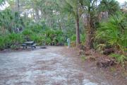 View looking in from front of site and utilities