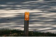 Sign indicating the site number.