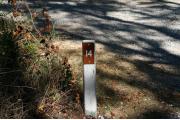 Sign indicating the site number.