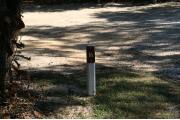 Sign indicating the site number.
