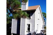 Front view of cabin