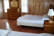 Bedroom loft with 2 full size beds, dresser