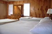 Bedroom loft with 2 full size beds, dresser