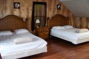 Bedroom loft with 2 full size beds, dresser
