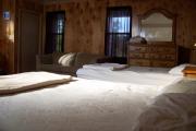 Bedroom loft with 2 full size beds, dresser