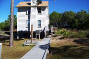 Front view of cabin