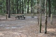 This site includes water, septic, and electric.  Accommodates tents, pop ups and RV's.