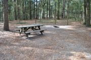 This site includes water, septic, and electric.  Accommodates tents, pop ups and RV's.