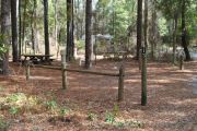 This site includes water, septic, and electric.  Accommodates tents, pop ups and RV's.