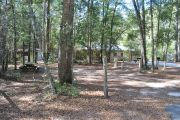 This site includes water, septic, and electric.  Accommodates tents, pop ups and RV's.
