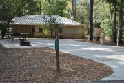 This site is ADA equipped.  Paved with a standing grill. Water, electric, and sewer hook ups provided.