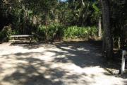 Each site is equipped with a picnic table, lantern post, hose bib, electric hook-up for 20 and 30 amp service, and fire pit on the ground with a fold over grill top.