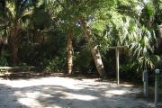 Each site is equipped with a picnic table, lantern post, hose bib, electric hook-up for 20 and 30 amp service, and fire pit on the ground with a fold over grill top.