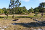 A look from inside the site outward