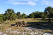 A look from inside the site outward