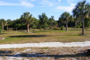 A look from inside the site outward