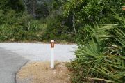 Sign for site #1.