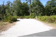 This site has a standing grill, fire ring, picnic table, water, electric 20/30/50 amp, and sewer. Amenities include a camp store, recreation hall, ADA accessible showers and restrooms, laundry, dump station, canoe rentals, short walk to the river, and playground. Tents and RV (maximum length of 40 ft) are allowed. This site is fine gravel surface.