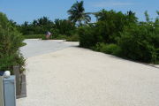 Photo: 022, View looking at the site to beach, Atlantic Ocean and bushes in background.