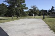 Photo: 009, SANTOS CAMPGROUND. View of ADA accessible site with concrete pad.